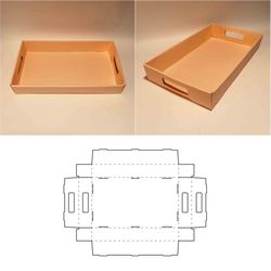 food tray template, bread tray, snack tray, tray svg, tray pdf, burger tray, svg, pdf, cricut, silhouette, 8.5x11, a4