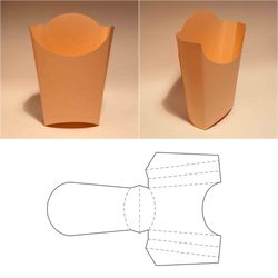 french fries box template, french fry box, chips box, chip box, popcorn box, pop corn box, svg, pdf, cricut, silhouette