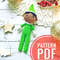 Christmas Elf PATTERN, Crochet Elf, Amigurumi Elf 7 inch (15cm)