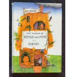 Children's book Illustrated Milne. Winnie the Pooh. 1983 book Rare Vintage Soviet Book USSR in English