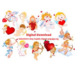 Valentine clipart,Valentine's Day Cupid clipart,angel clipart svg jpg png,Flying Cupid cartoon cupid,Cupids clipart