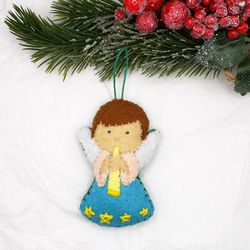 Angel, hanging ornament for Christmas advent calendar, Christmas decoration