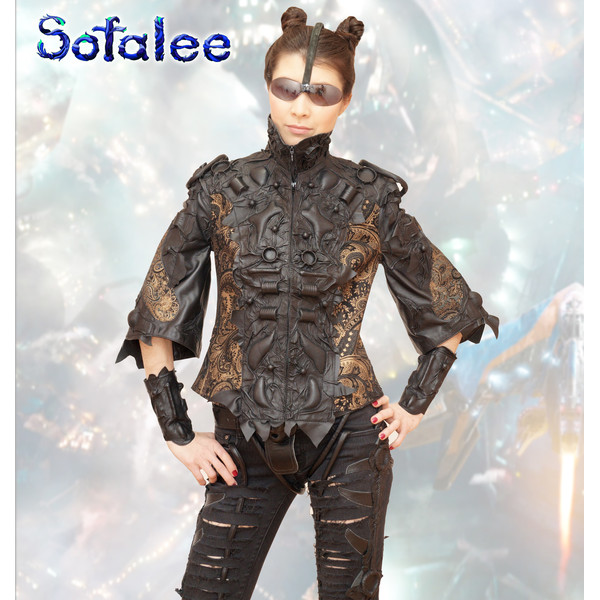 women's jacket cyberpunk style  fashion designer Sofalee atelier PR.jpg