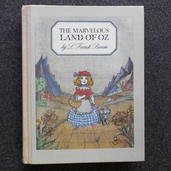 Soviet Literature children book in English illustrated kids books 1986 USSR The Marvelous land of Oz. Frank Baum