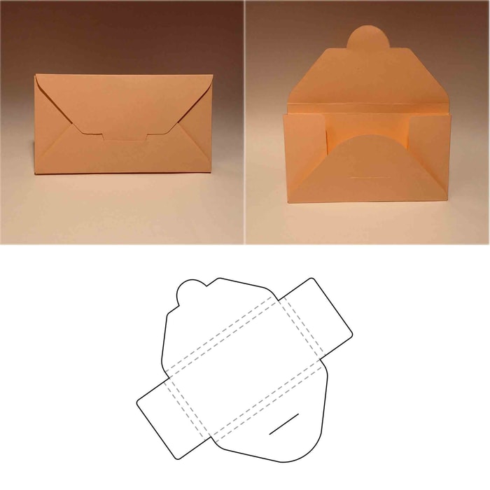 Box with handle template, square box, cube box, favor box, g | Inspire ...