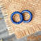 Royal blue hoop earrings round wooden studs 8.jpg