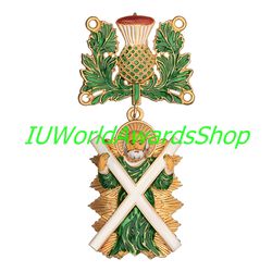 Order of the Thistle with enamel. Great Britain. Copy LUX