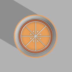 orange bath bomb mold stl file for 3d printing