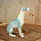 statuette ceramic greyhound