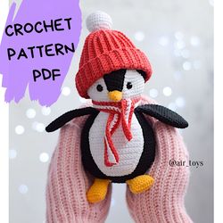 Amigurumi Crochet Pattern The little penguin Lo lo