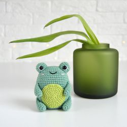 DIY PDF crochet amigurumi pattern Little Frogs