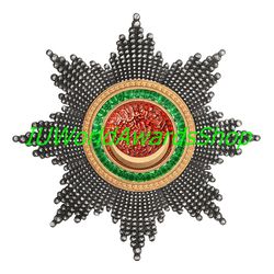 Star of the Order of Nishani Osmani. Ottoman Empire. Copy LUX