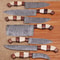 Custom Handmade Hand Forged Damascus Steel Chef Knife Sets Kitchen Knivesjpg