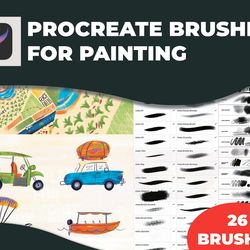 Procreate Painting Brushes, Paint Procreate Brushes, Procreate Paint Texture, Procreate Painter, Procreate Painting