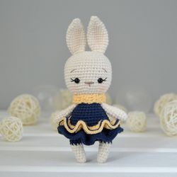 DIY PDF crochet amigurumi pattern Becky the Bunny