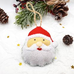 Santa, Christmas ornament for Christmas tree decoration or for kids advent calendar