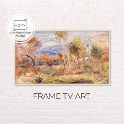 Samsung Frame TV Art | 4k Pierre-Auguste Renoir Vintage Autumn Landscape Art For The Frame TV  | Oil paintings