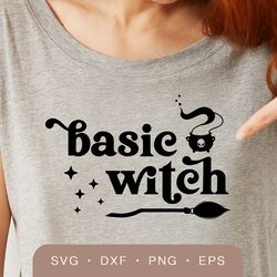 basic witch svg file, halloween svg sign