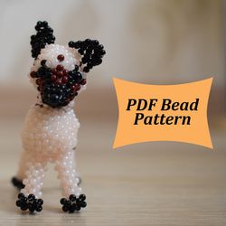 Beaded dog, bead patterns, beading tutorials, beading patterns, beaded animal keychain, 3d bead patterns, beaded doll