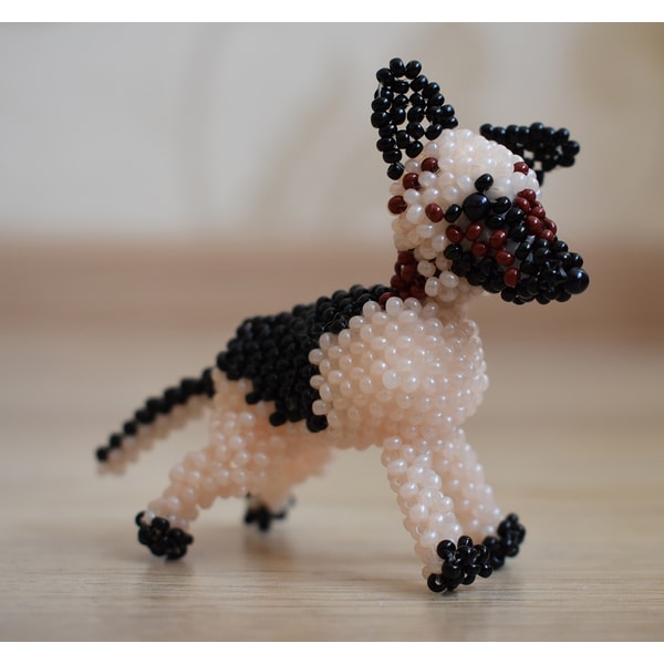 Beaded dog, bead patterns, beading tutorials - Inspire Uplift