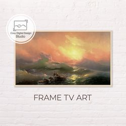 Samsung Frame TV Art | 4k Ivan Aivazovsky Vintage Seascape Art for The Frame TV | Oil paintings