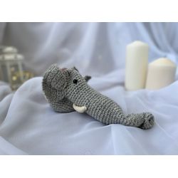 Willie warmer mammoth. Gray elephant penis costume. willy warmer.