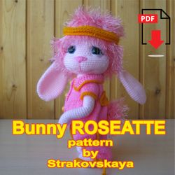 Tutorial: Bunny Roseatte adorable crochet and knitting pattern