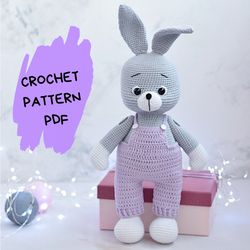Amigurumi Crochet Pattern Bunny Morty