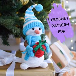 amigurumi crochet pattern frosty snowman