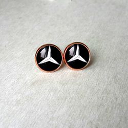 Mercedes Earrings, Mercedes Studs