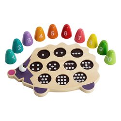 Play Brainy Color and Number Matching Hedgehog Puzzle