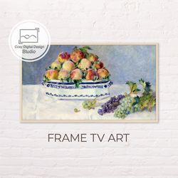 samsung frame tv art | 4k pierre-auguste renoir vintage still life art for the frame tv | oil paintings