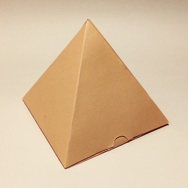 Pyramid box template, pyramid shaped box, pyramid gift box, | Inspire ...