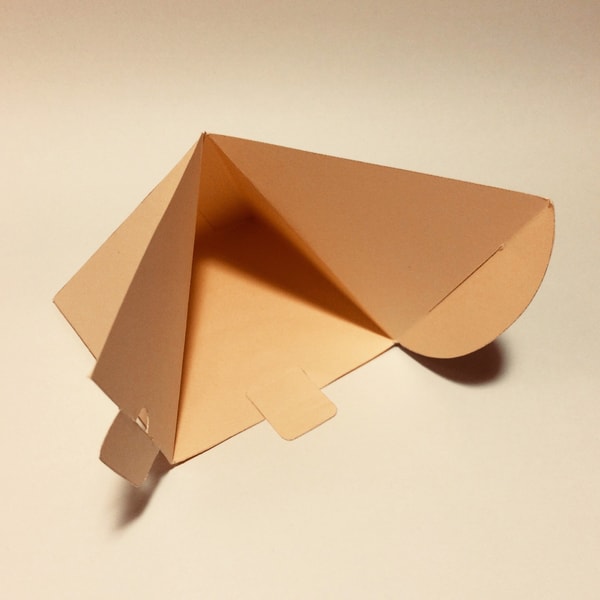 Pyramid box template, pyramid shaped box, pyramid gift box, | Inspire ...