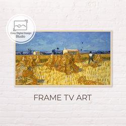 samsung frame tv art | vincent van gogh 4k vintage landscape art for frame tv | oil paintings | instant download