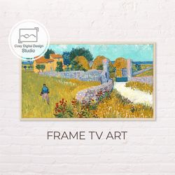 samsung frame tv art | vincent van gogh 4k vintage landscape art for frame tv | oil paintings | instant download