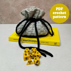 Dice bag crochet pattern