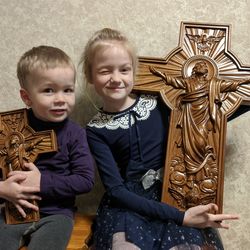 christmas gift jesus christ cross. wood carved picture, cross. gift for him, gift for mom