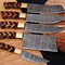 5 PC Custom Handmade Hand Forged Damascus Steel Chef 2jpeg