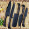 5 PC Custom Handmade Hand Forged Black Coated Carbon Steel Chef Set.jpeg