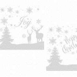 bundle merry christmas svg, deer svg files, digital download