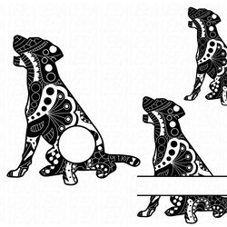 Dog Zentangle SVG, Animals Svg files, Digital download