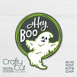 Halloween door decor, Hey Boo, Halloween SVG, Welcome sign
