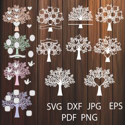 Family Tree SVG, Trees, Tree Cut File, Tree SVG For Cutting