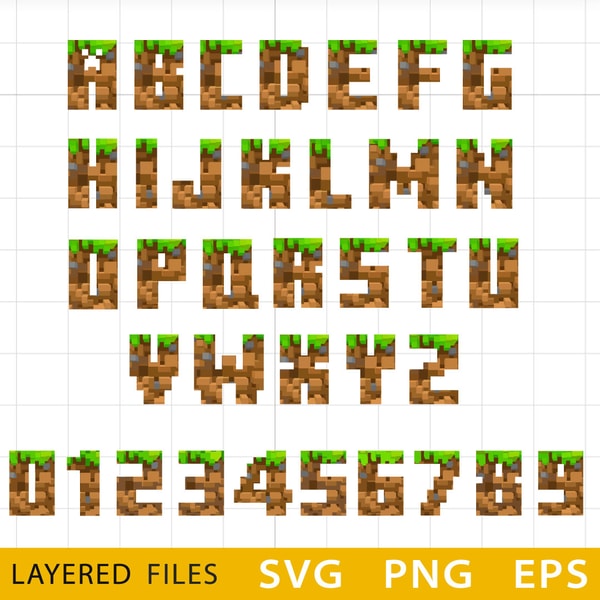 How To Draw Minecraft Letters at Daisy Draper blog