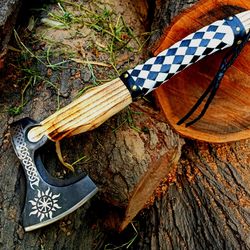 Custom Handmade Steel Hatchet Tomahawk Axe Throwing Viking Hunting Axe