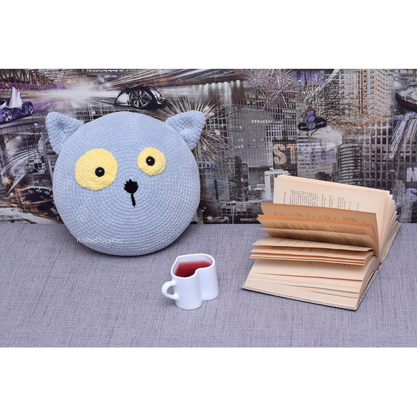 cat lovers gift, handmade cushion