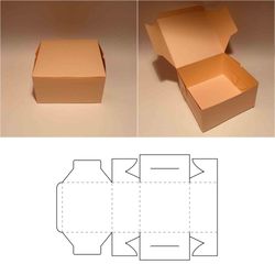 shipping box template, shipping container, square box, square container, mailing box, mailer box, 8.5x11, a4, a3, svg