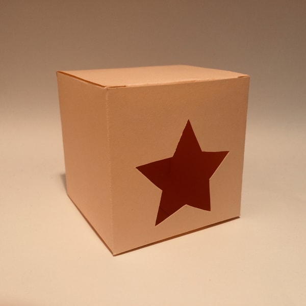 Star gift box template, star box, box with window, wedding f | Inspire ...