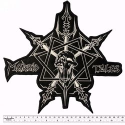 Celtic Frost Morbid Tales big back patch 28cm x 27cm / 11" x 10,6"